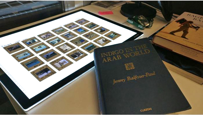 working in the pitt rivers museum photograph and manuscript collection blog pic