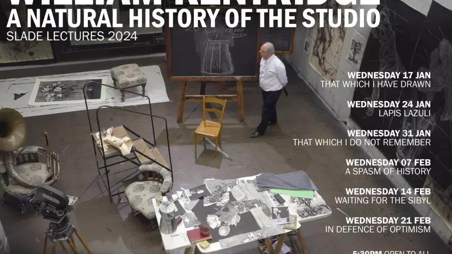Slade Lectures 2024 - William Kentridge: A Natural History of the Studio